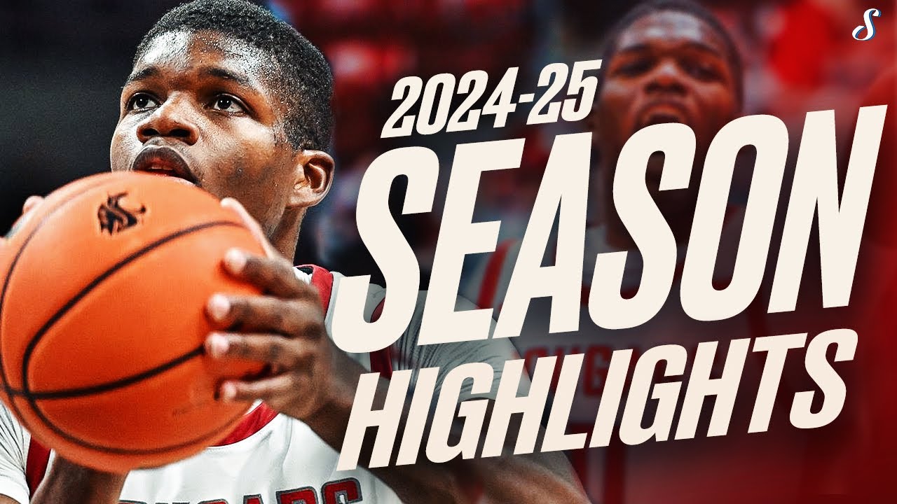 Cedric Coward Washington State 2024-25 Season Highlights | 17.7 PPG 7.0 RPG 3.7 APG & 55.7 FG%