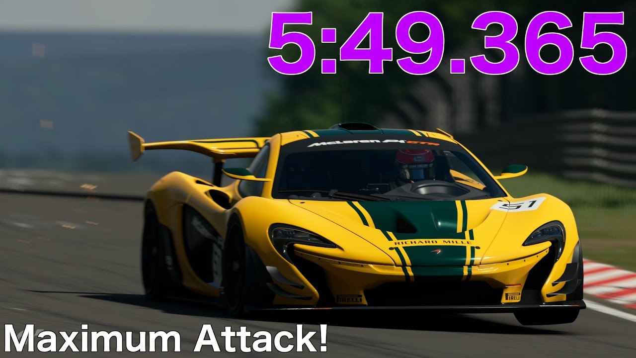 GT SPORT - McLaren P1 GTR - Nürburgring Nordschleife - Maximum Attack