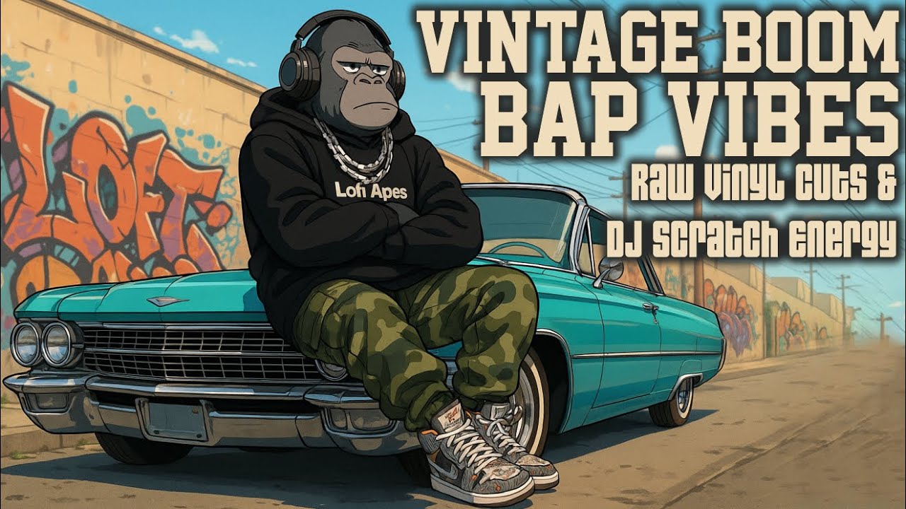 💿 Vintage Boom Bap Vibes | 90s Hip-Hop Mix with Vinyl Cuts & DJ Scratches 🎧