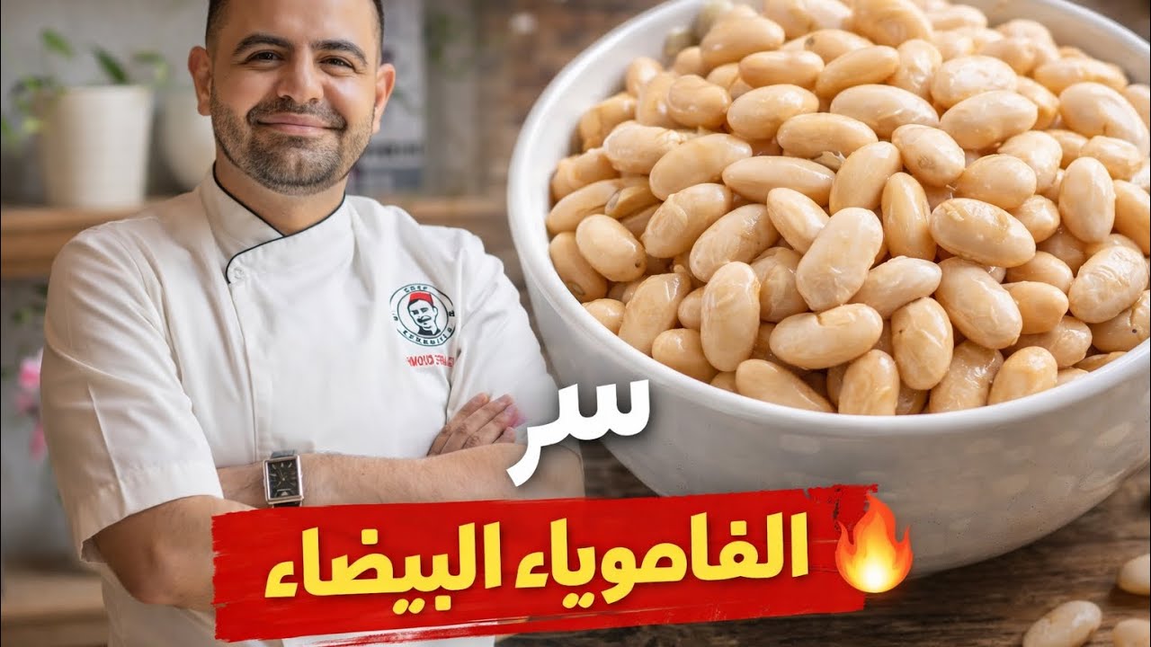 محمود افرنجية|اطيب طريقة لعمل الفاصولياء البيضاء مع لحمة الغنم و الطعم طلع اوبها😍😍😍😍😍