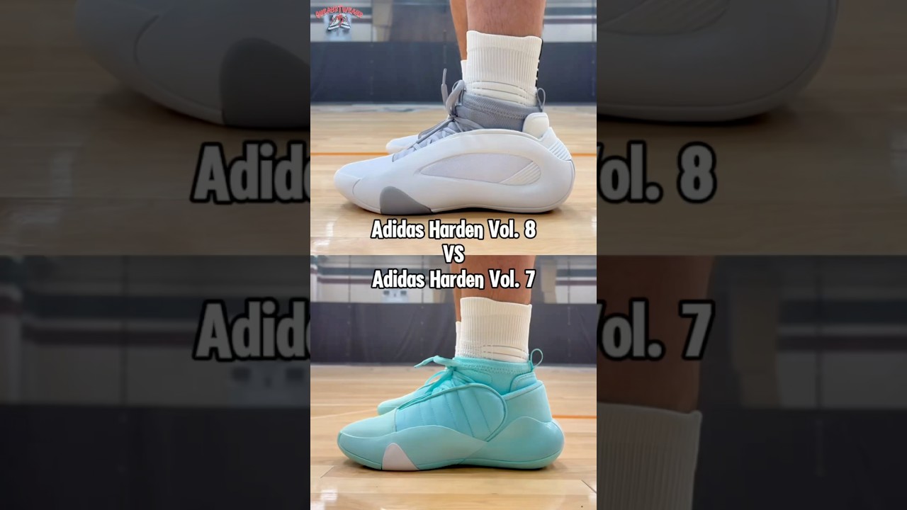 Adidas Harden Vol. 8 VS Adidas Harden Vol. 7 On Feet & In Hand Looks - Short Review #shorts #harden