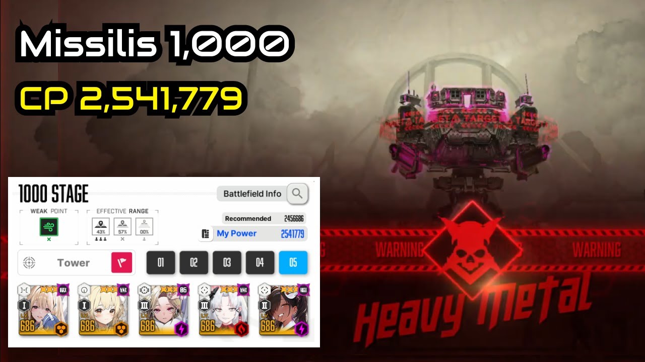 Missilis Tower 1,000 - Heavy Metal [CP 2,541,779]