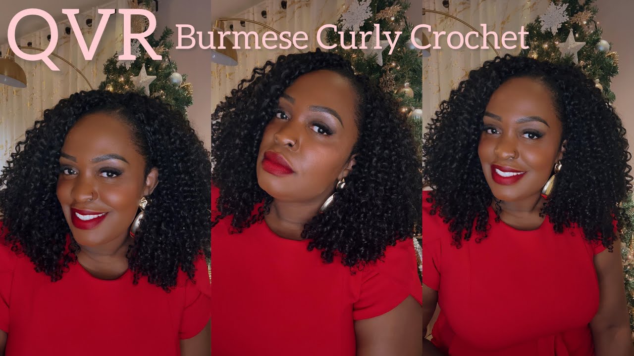 BURMESE CURLY CROCHET HUMAN HAIR from @qvrhairofficial 