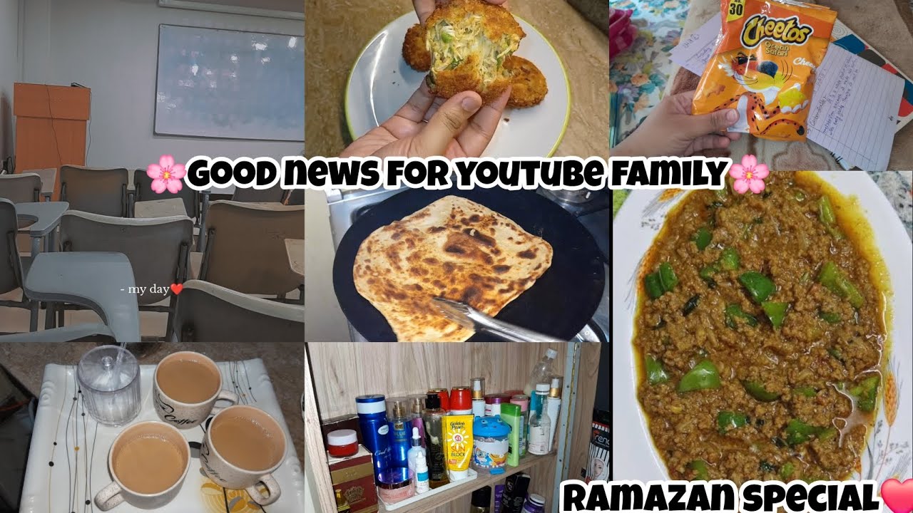 Good news for my youtube family🌸||ramazan special recpie||quit another channel😢||ANdailydiary