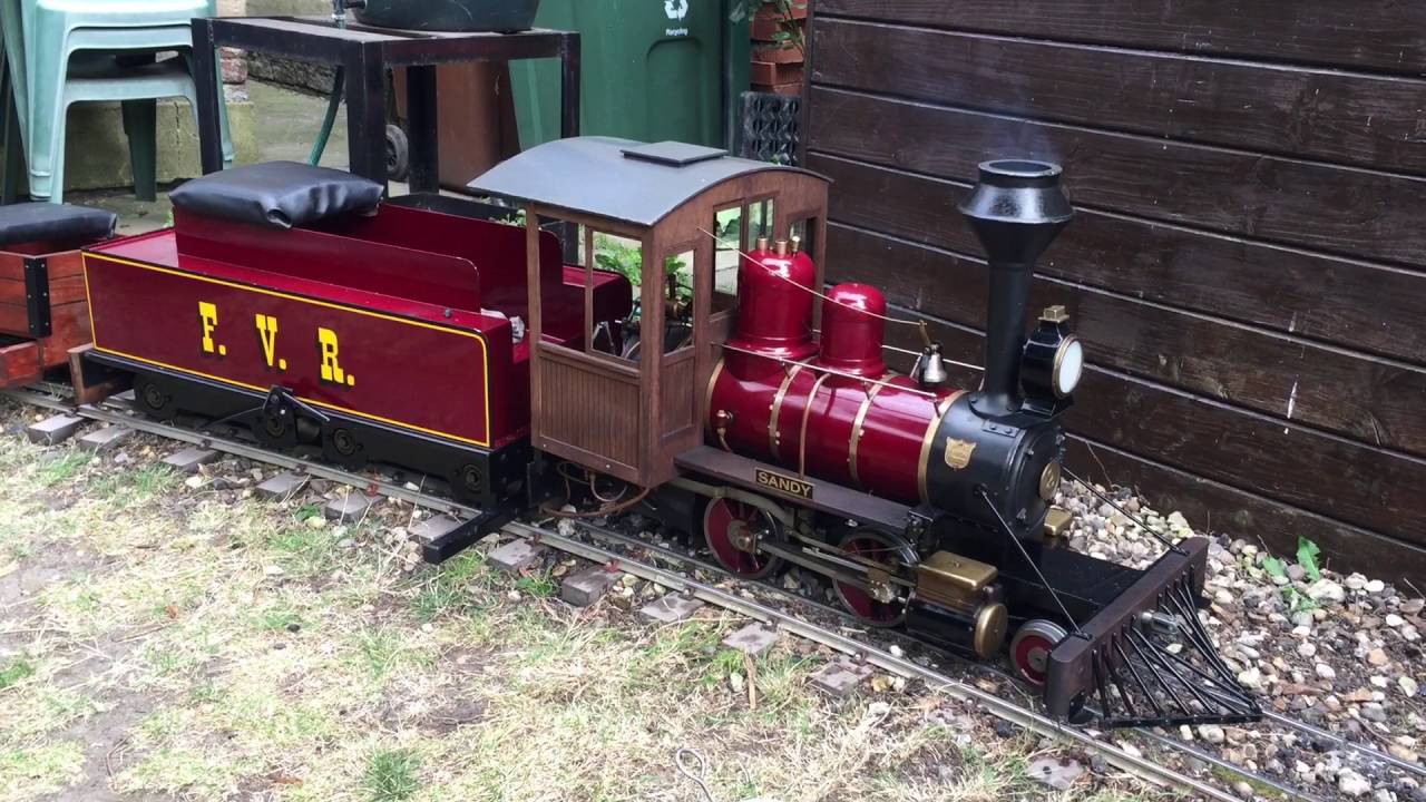 Maxitrak Li'l Jo, Sandy running on the Folly View Railway