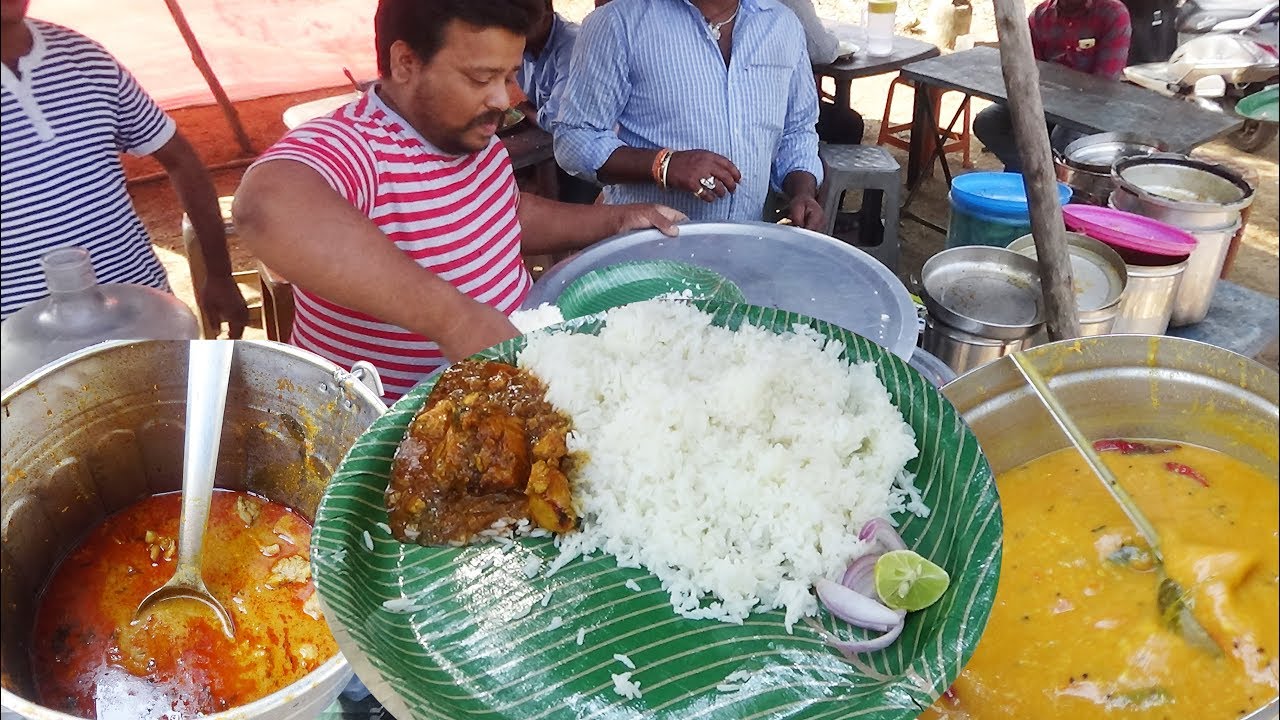 Chicken Rice/Boti Rice/Fish Rice @ 60 Rs Only | Street Food Heaven in India | Hyderabad StreetFood