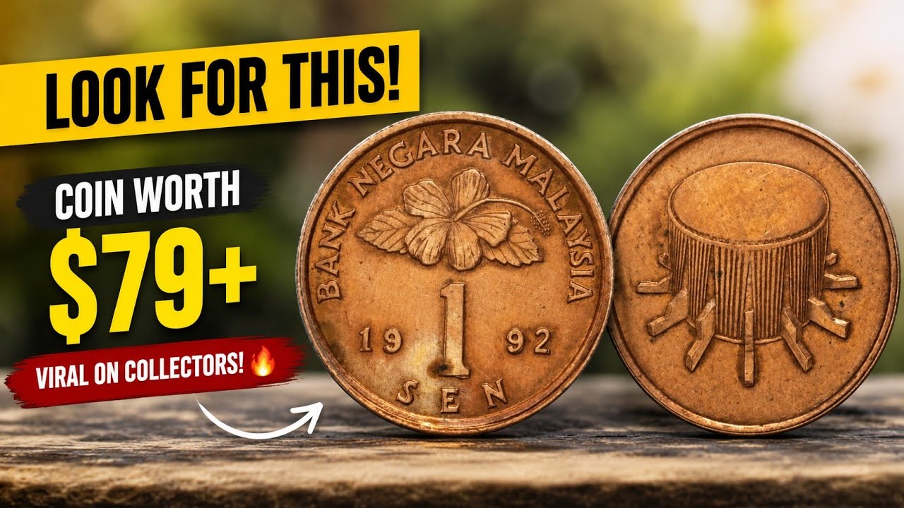 1992 Malaysia 1 Sen Coin Value | Could This Small Coin Be Worth $20?