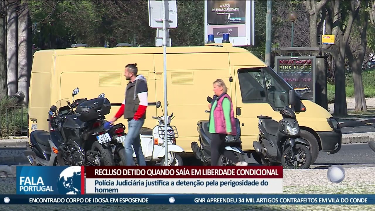 Recluso detido quando saía em liberdade condicional