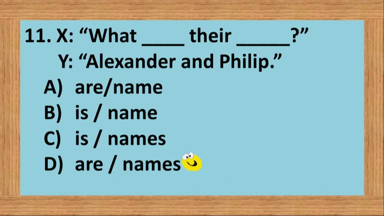 Mixed Grammar Test 1 with Answer | Elementary Level | ESC_Grammar & Structure