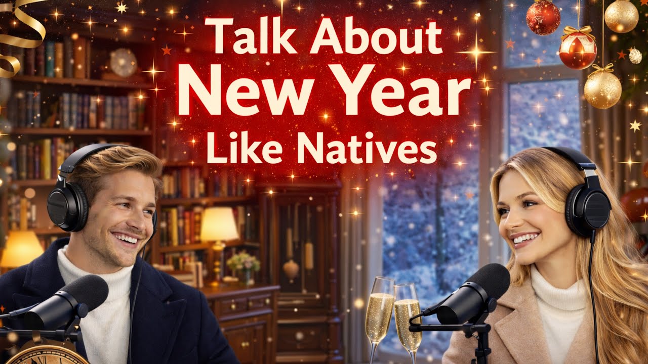 Talk about New Year 2026 like a Native Speaker | English Practice |British & American English