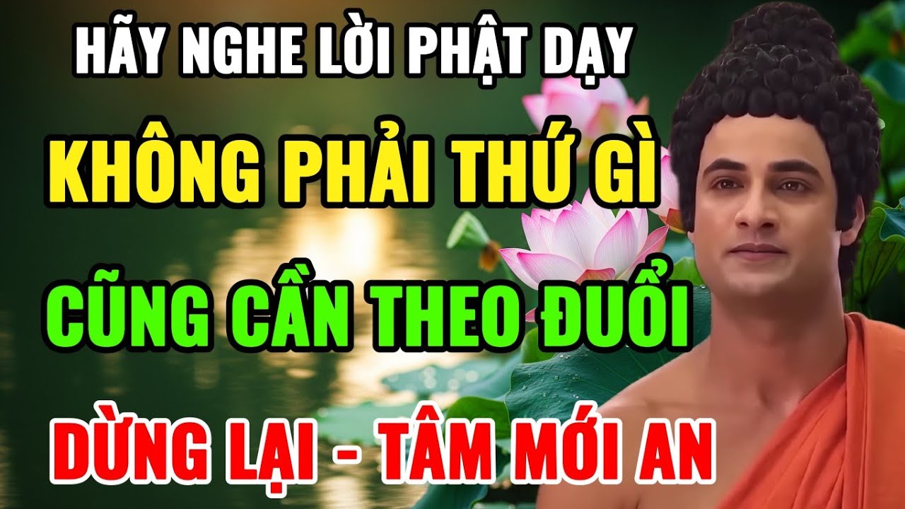 Không Phải Thứ Gì Cũng Cần Theo Đuổi | Nghe Để Buông Bớt – Sống Nhẹ Lại Giữa Đời | Audio Tâm Sáng