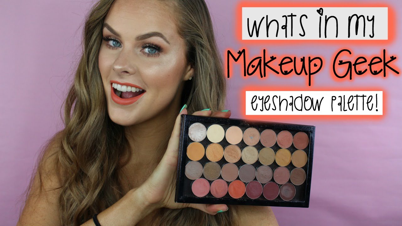 What's In My Makeup Geek Eyeshadow Palette! + Swatches!
