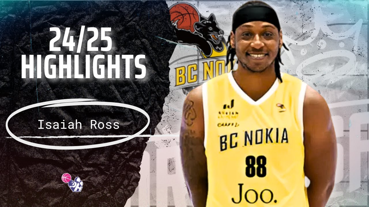 Isaiah Ross Highlights 2024/25 || Finland Korisliiga || BC Nokia