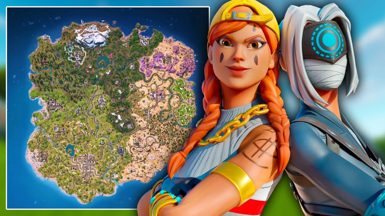 Лучшие места для высадки вдвоем в Fortnite Chapter 7