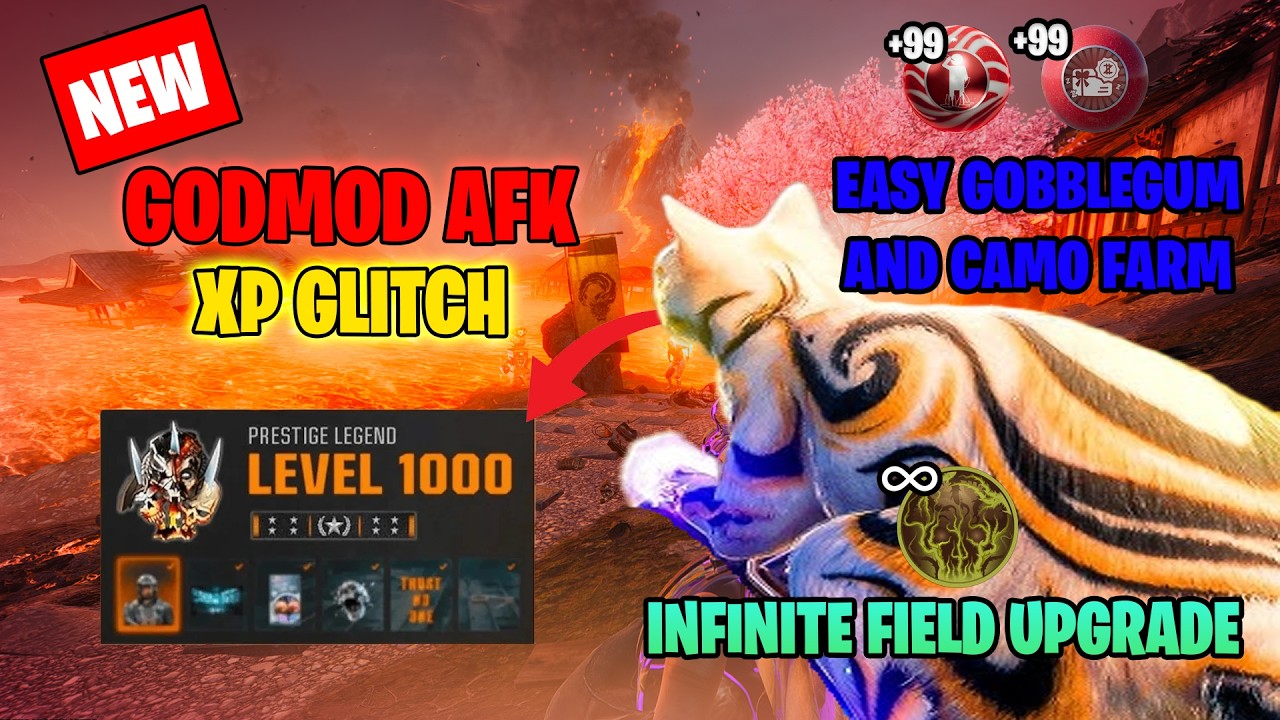 *AFTER PATCH* BO7 SOLO INFINITE XP AFK GODMODE WEAPON GLITCH + 🔴INFINITE FIELD UPGRADE🔴BO7 ZOMBIES!!