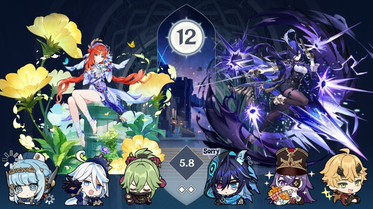 Nilou Lunar-Charged | Clorinde Overload - Spiral Abyss (Version 5.8)