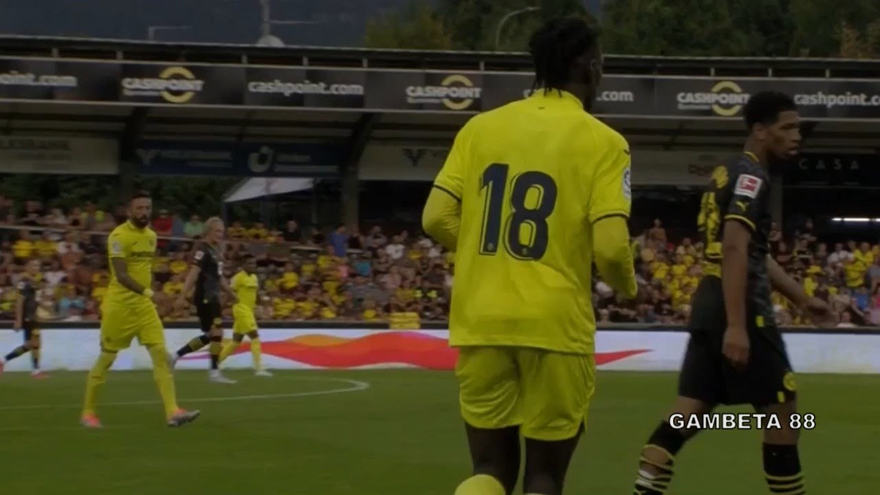 Nicolas Jackson vs Borussia Dortmund - Friendly - 22/07/2022