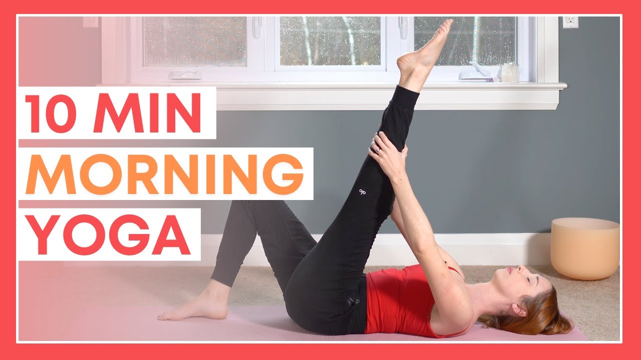 10 min ROOT CHAKRA Morning Yoga - LOWER BODY Yoga