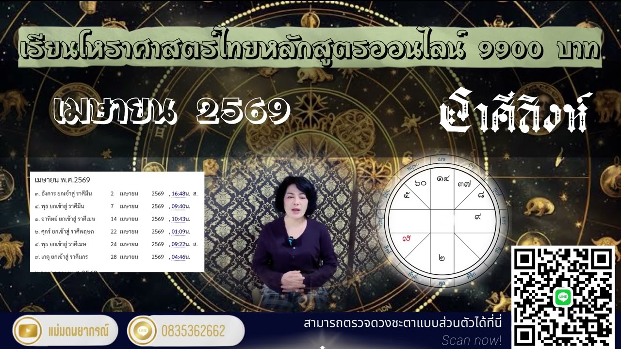 ♌ ราศีสิงห์ เมษายน 2569  โอกาสและความโดดเด่น #แม่มดพยากรณ์  #สิงห์  