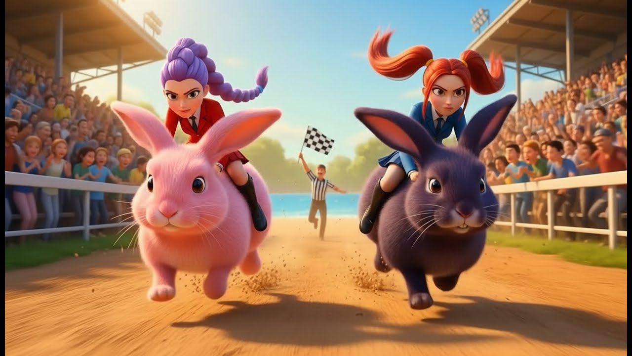 RUMI Gets Giant Rabbit Racing Championship - Rumi Kpop