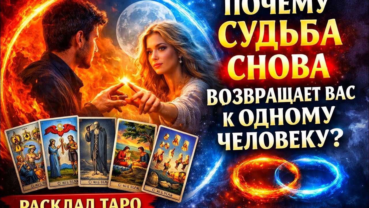 Почему судьба снова возвращает вас к одному человеку? Расклад на картах Таро