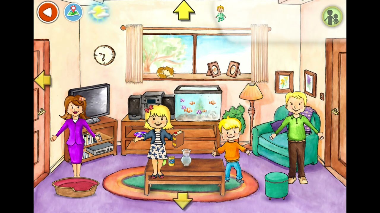 My playhome plus Rima takes care of the baby
