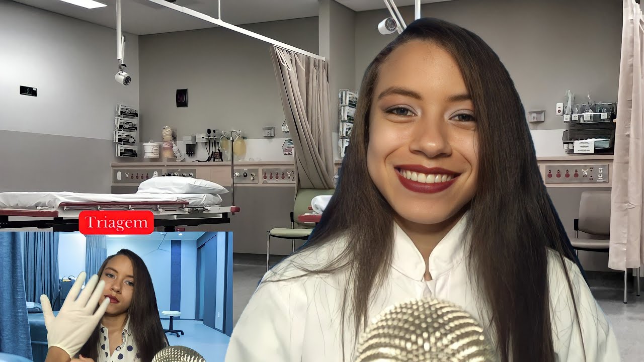 (ASMR PORTUGUÊS) Roleplay Hospital |Triagem e Médica