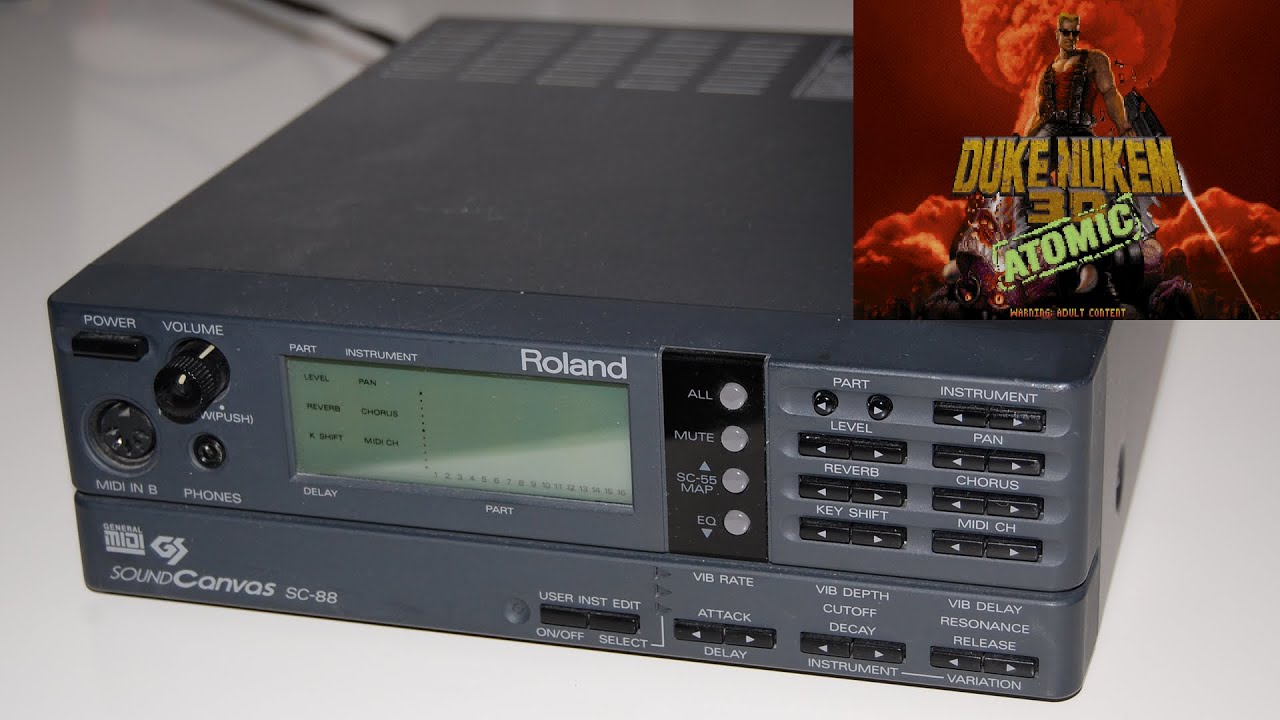 Duke Nukem 3D - Soundtrack - Roland SC-88