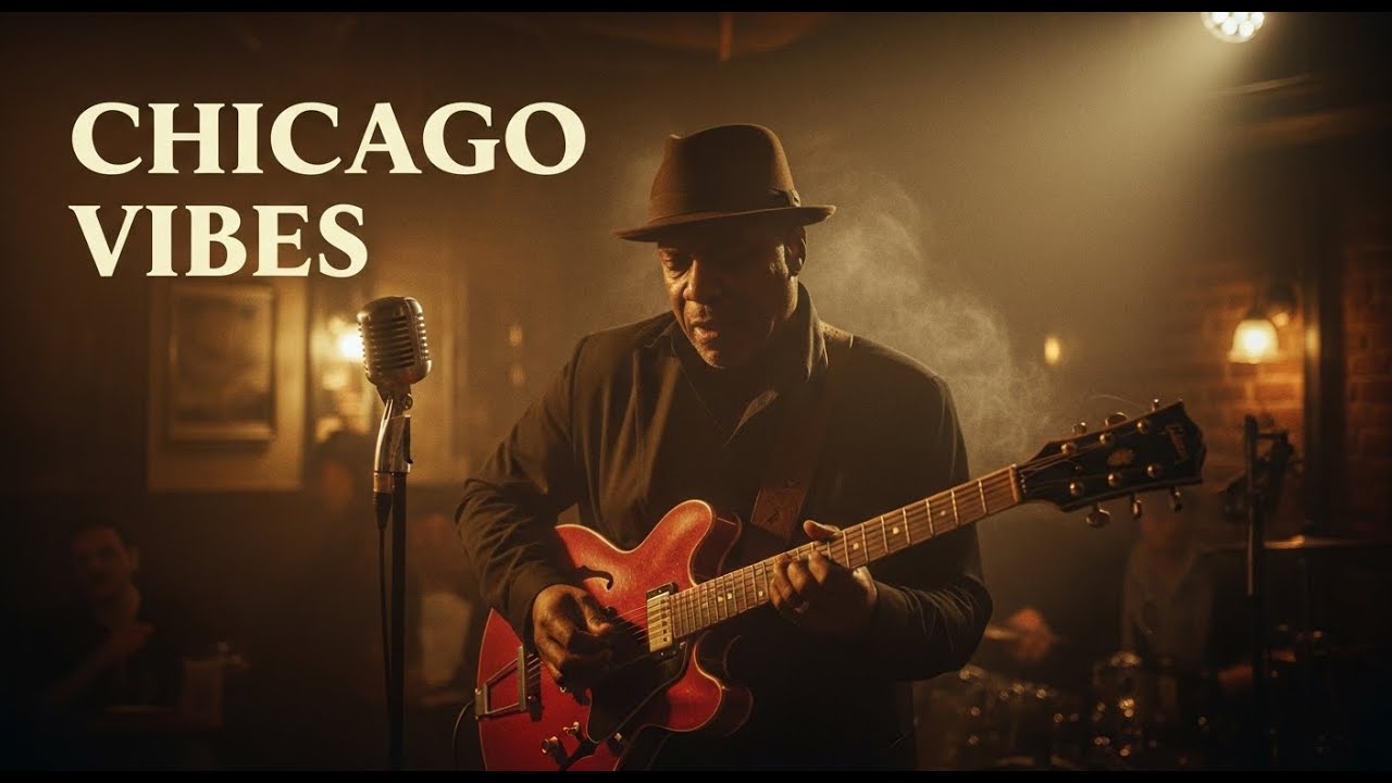 Chicago Blues Mood | Slow Blues Guitar After Midnight
