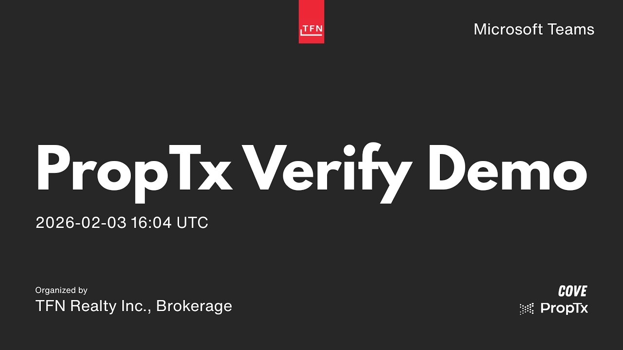PROPTX VERIFY DEMO
