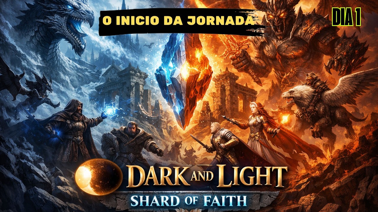 💥o inicio da jornada em Dark and Light shard of fai💥