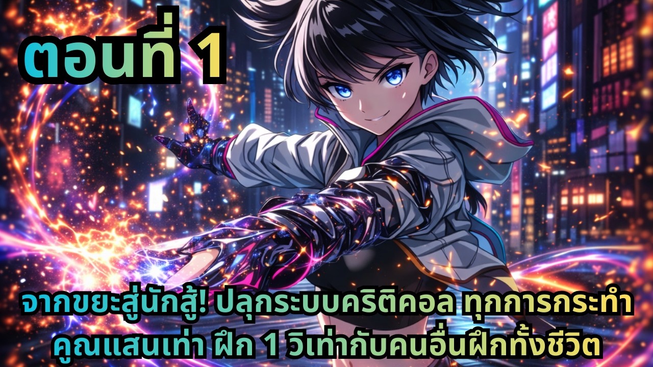 ตอนที่ 1|จากขยะสู่นักสู้! ปลุกระบบคริติคอล ทุกการกระทำคูณแสนเท่า ฝึก 1 วิเท่ากับคนอื่นฝึกทั้งชีวิต
