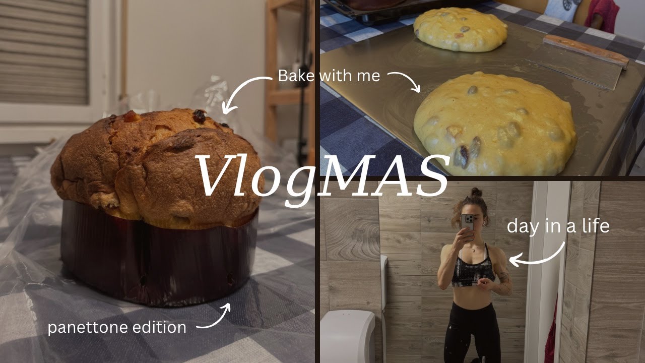 VLOGMAS | bake with me a classic Italian panettone