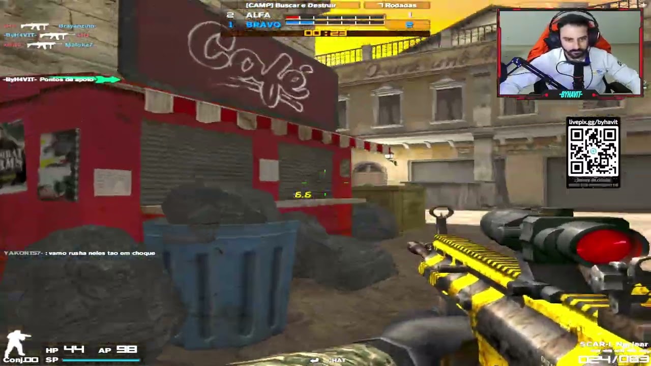 NOVO COMBAT ARMS ||  CAMP ..  FOI  O QUE DEU PRA JOGAR KKK  