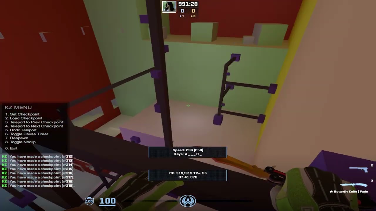 CS2 | kz_colors in 21:50.906