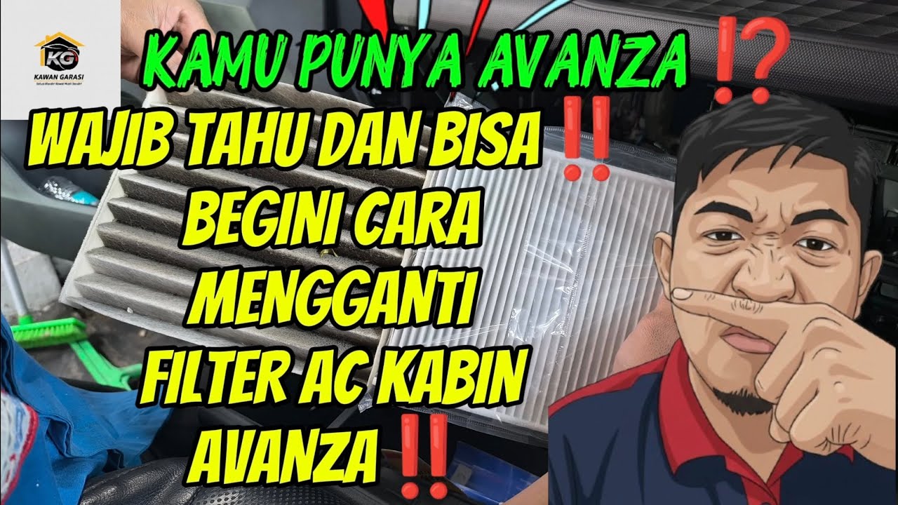 Ganti Filter AC Avanza Cuma 2 Menit‼️❄️ Hemat Biaya Bengkel‼️ #TipsAvanza #ACMobil