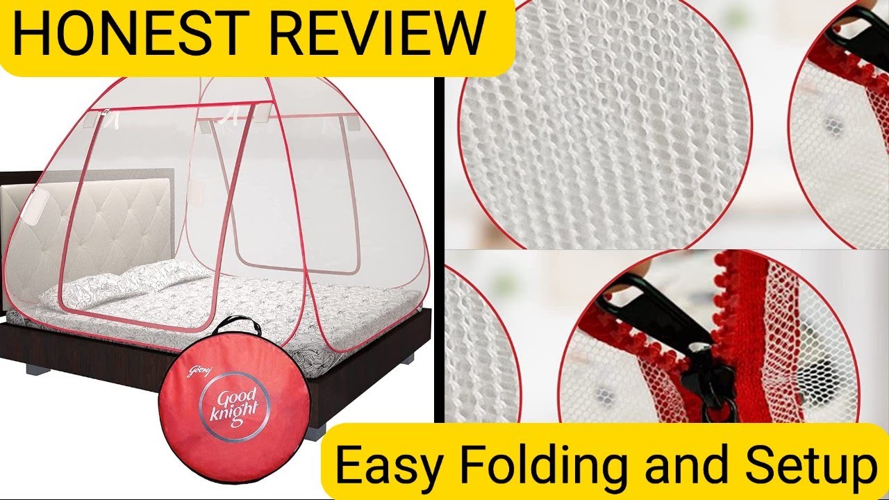 Good Night Mosquito Double Bed Net | Review, Unboxing, Folding, Testing, Setup 🔥🔥