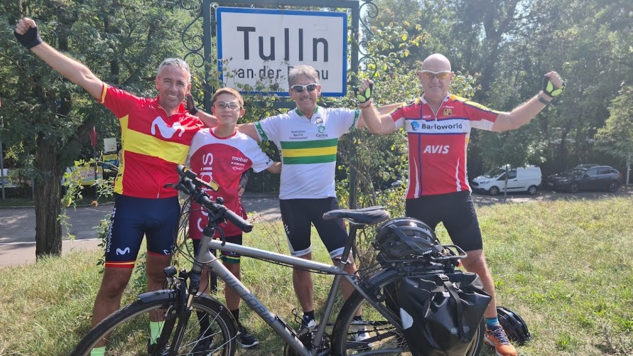 ♫ 🇦🇹 VIENNA - MELK 2024 1&deg;BIKE TOUR FEDERICO SCAMBIOCASA by Cla/Fed/Luc/Rob