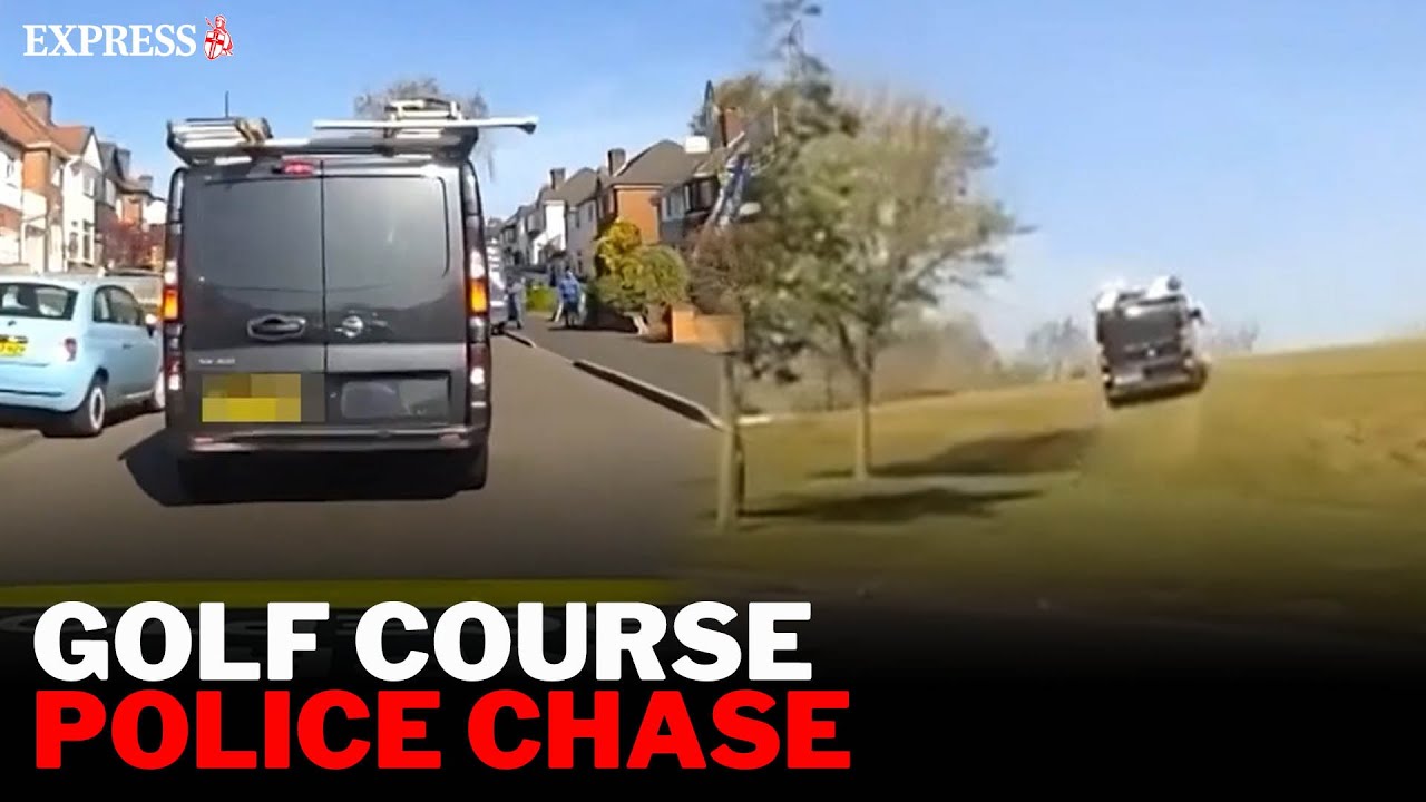 INSANE police chase as mum killed by driver on golf course