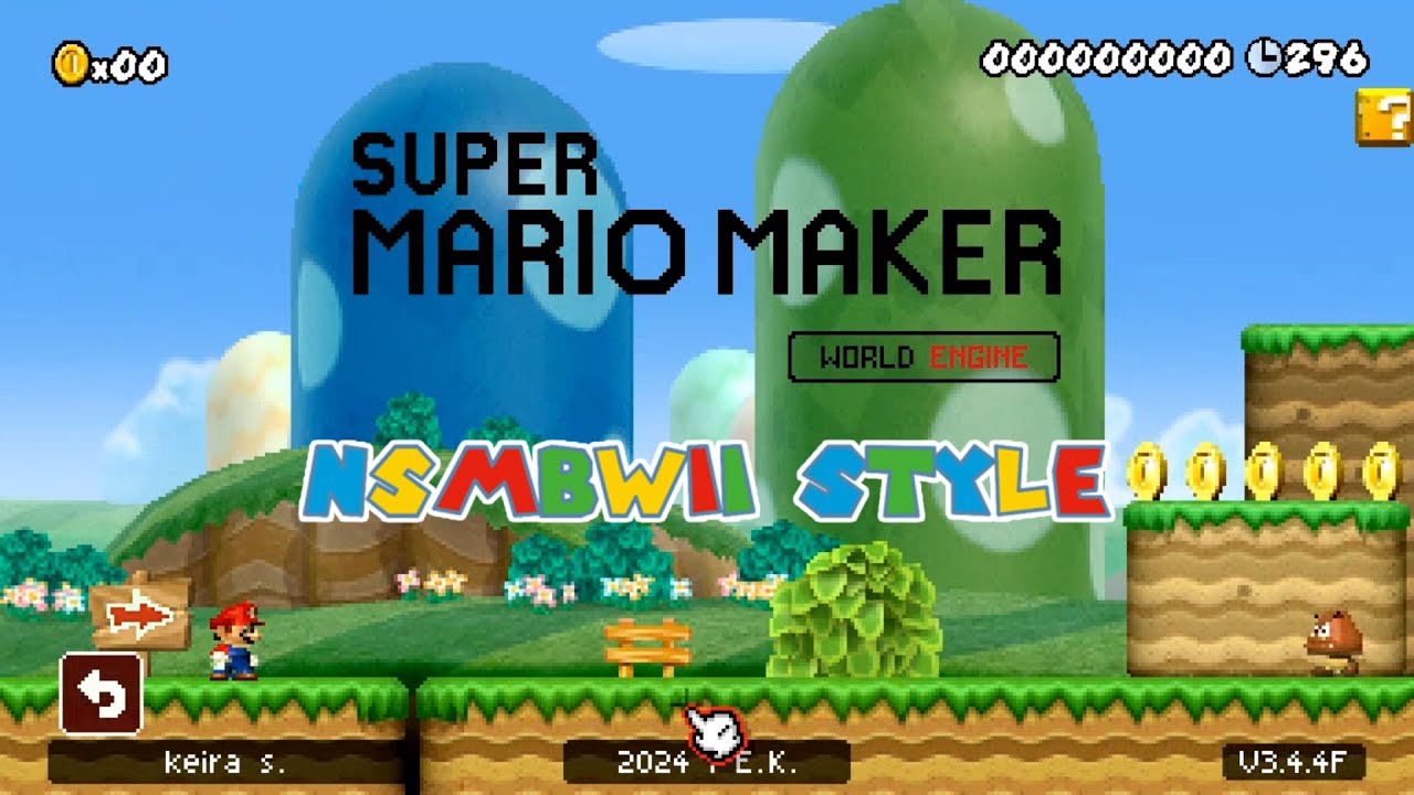 SMMWE | New Super Mario Bros Wii Style | Mod | NSMBW | Textura