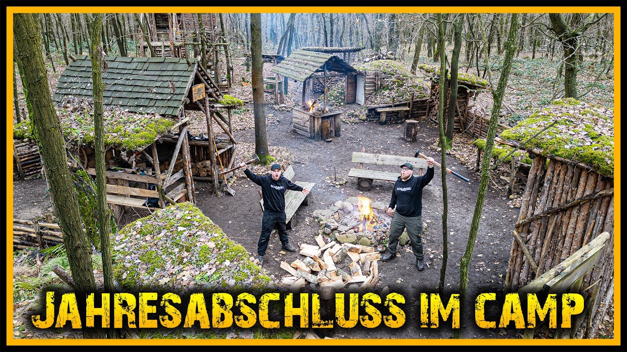 Wir lieben unser Camp! - Jahresabschluss und Feelgood Content für euch ❤️ - Bushcraft Camp Camping