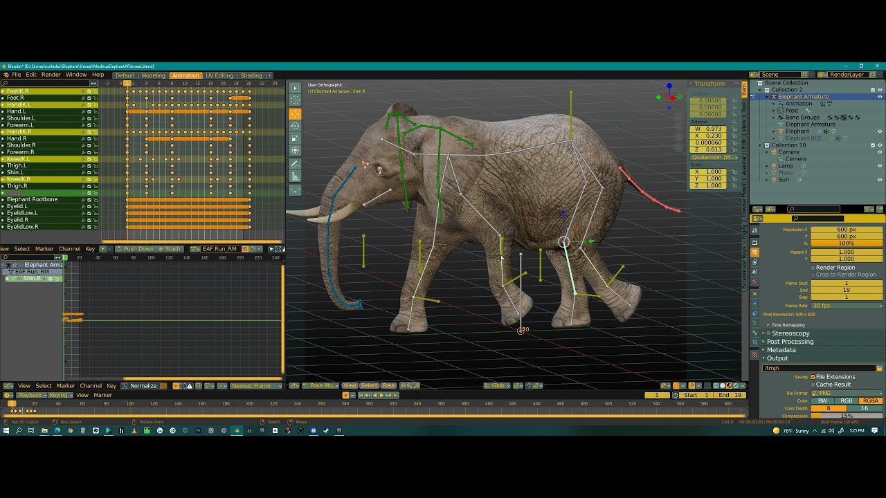 Character Root Motion - Blender to Unreal Engine