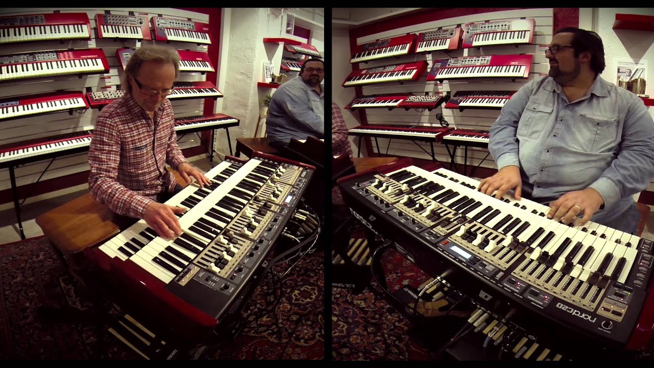 Nord C2D jam session with Pierre Swärd and Joey DeFrancesco