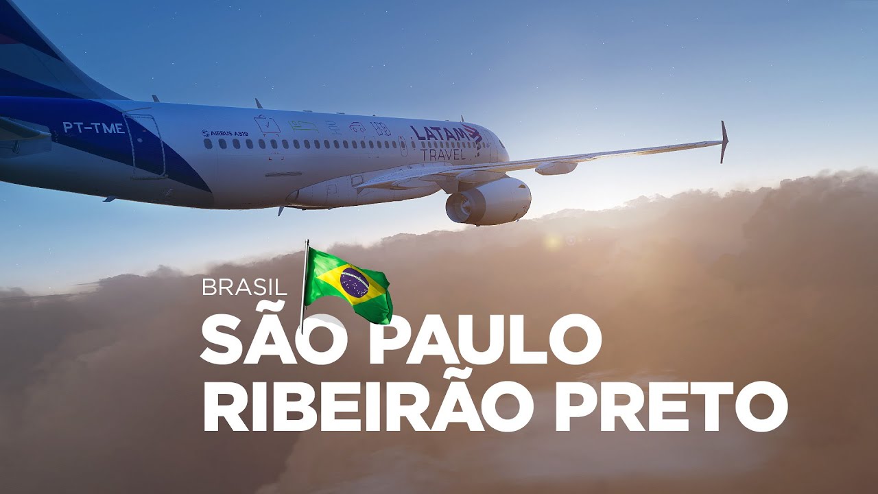 Prepar3D - Airbus A319 / Congonhas &rarr; Ribeir&atilde;o Preto