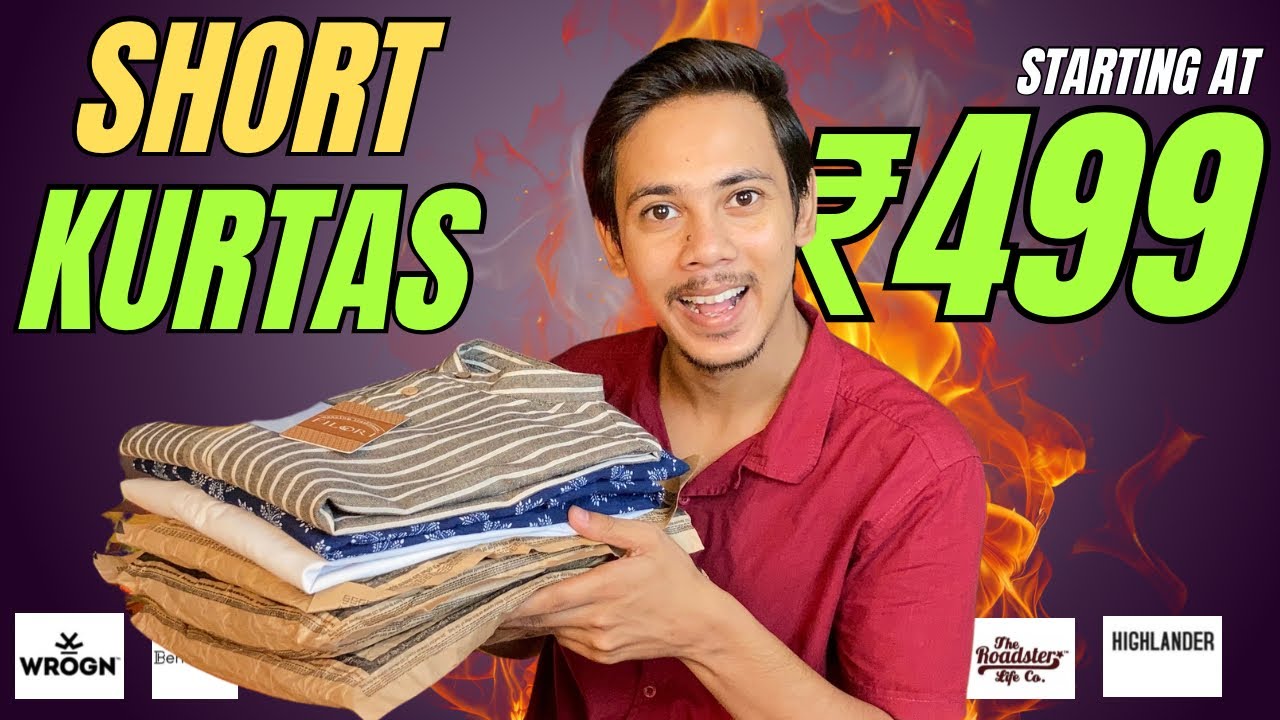 Best short kurtas for men under ₹1000