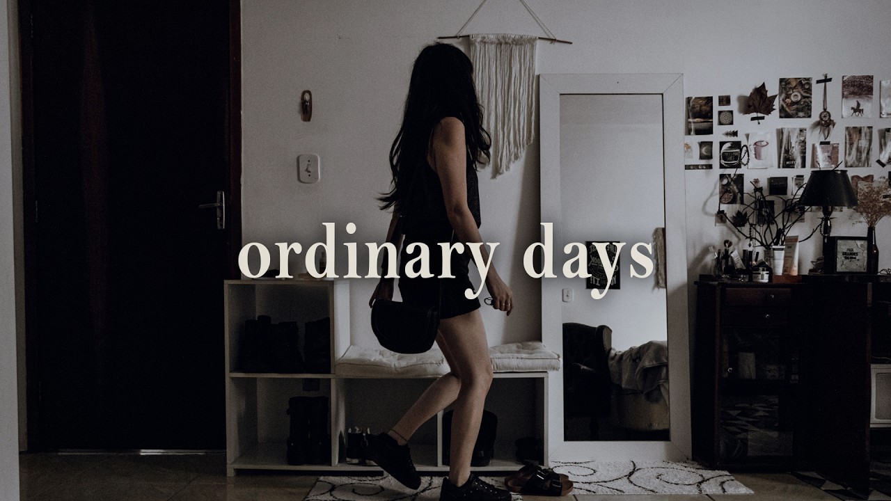 ordinary days as an introvert ✶ a dark aesthetic vlog