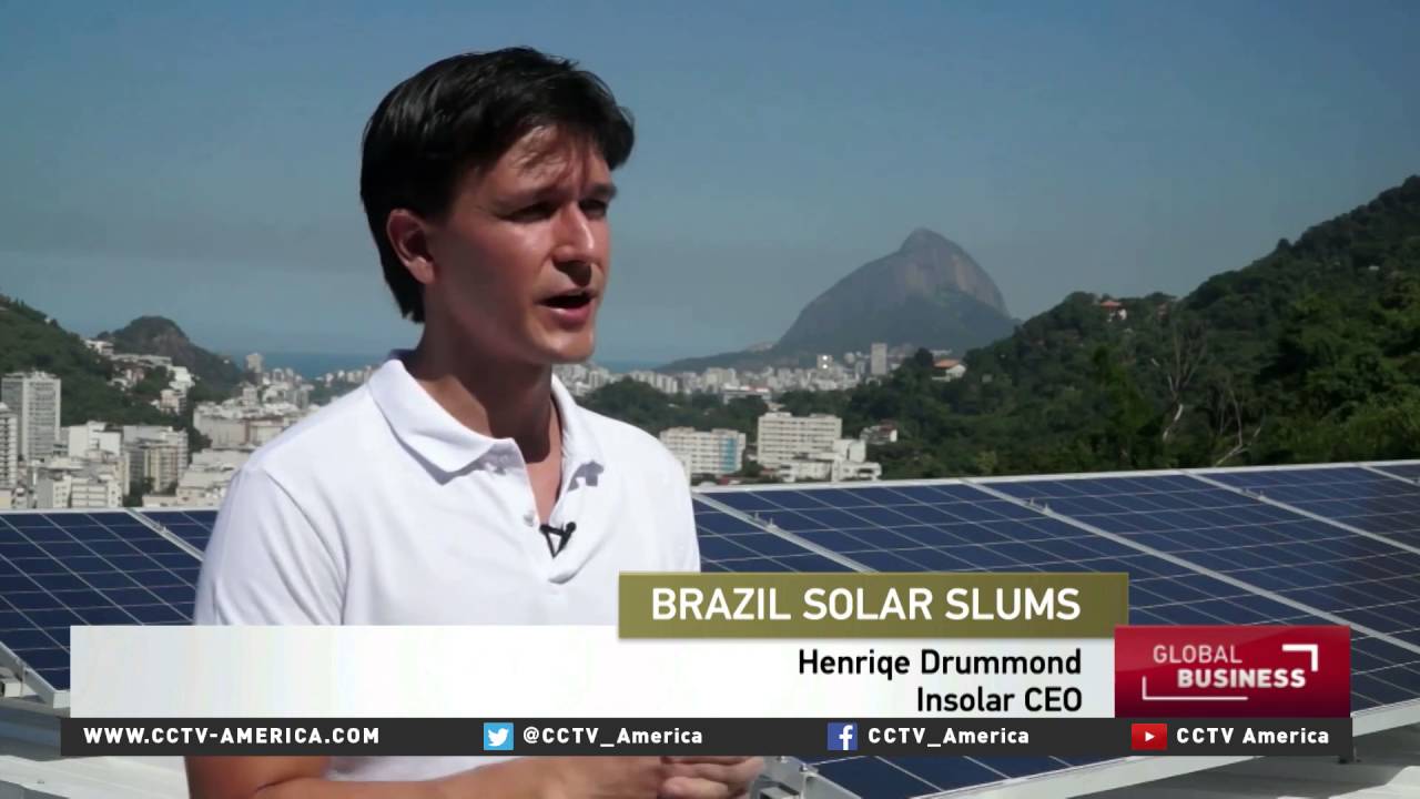 Solar panels bring affordable energy to Rio's favelas