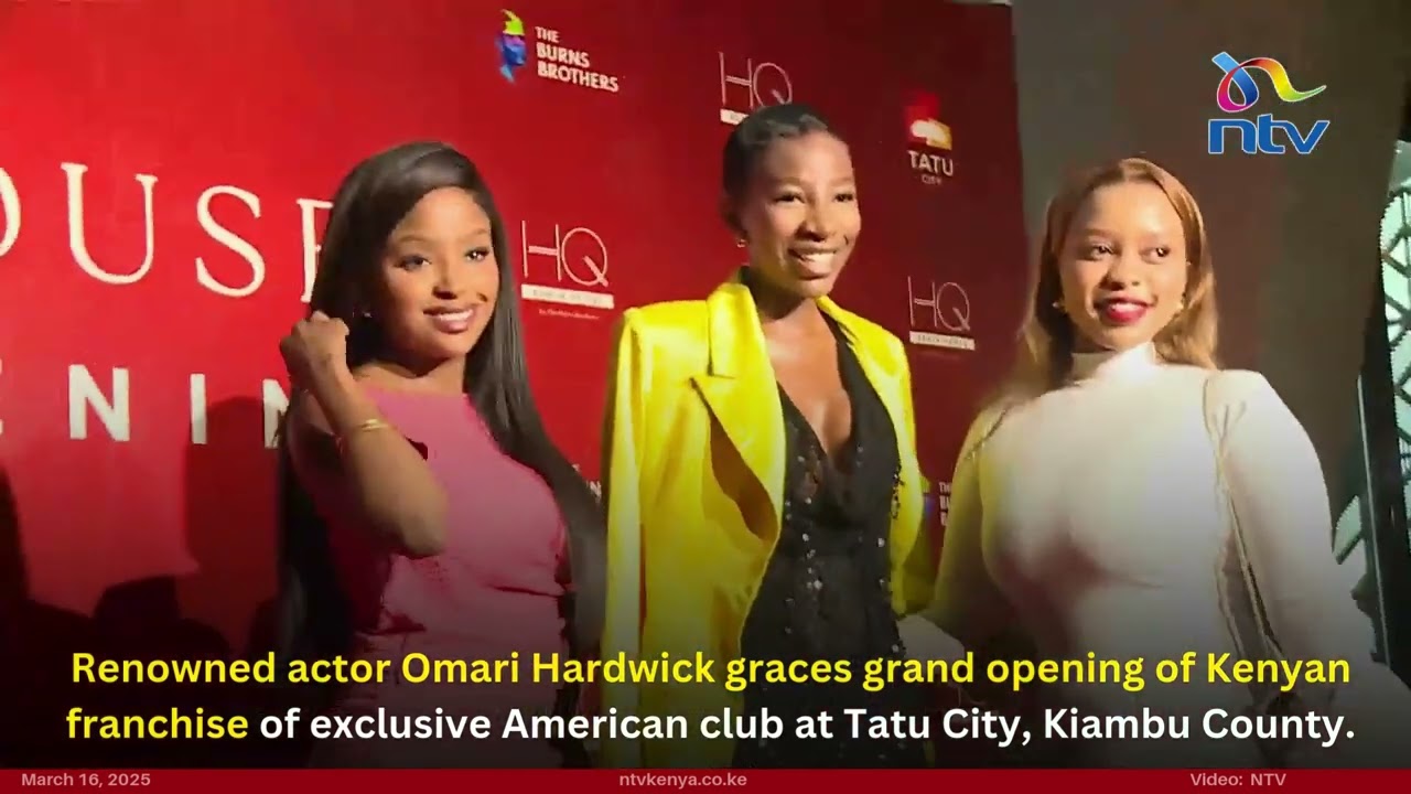 Omari Hardwick graces grand opening of Kenyan franchise of exclusive American club at Tatu City