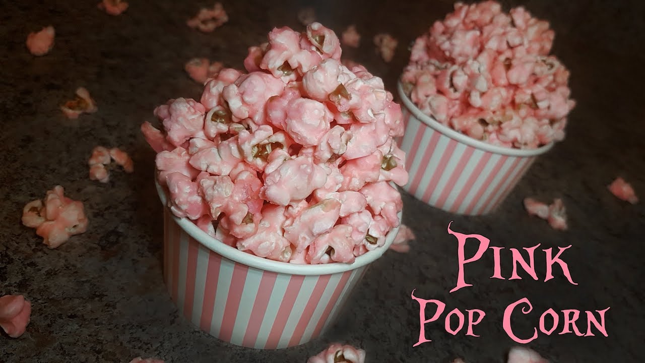 рецепт конфет розовый попкорн