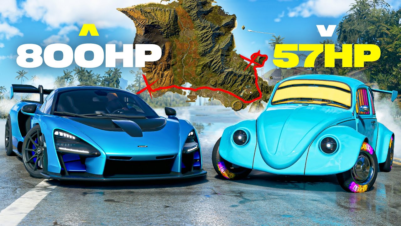 800HP Hypercar vs 57HP Beetle in The Crew Motorfest!